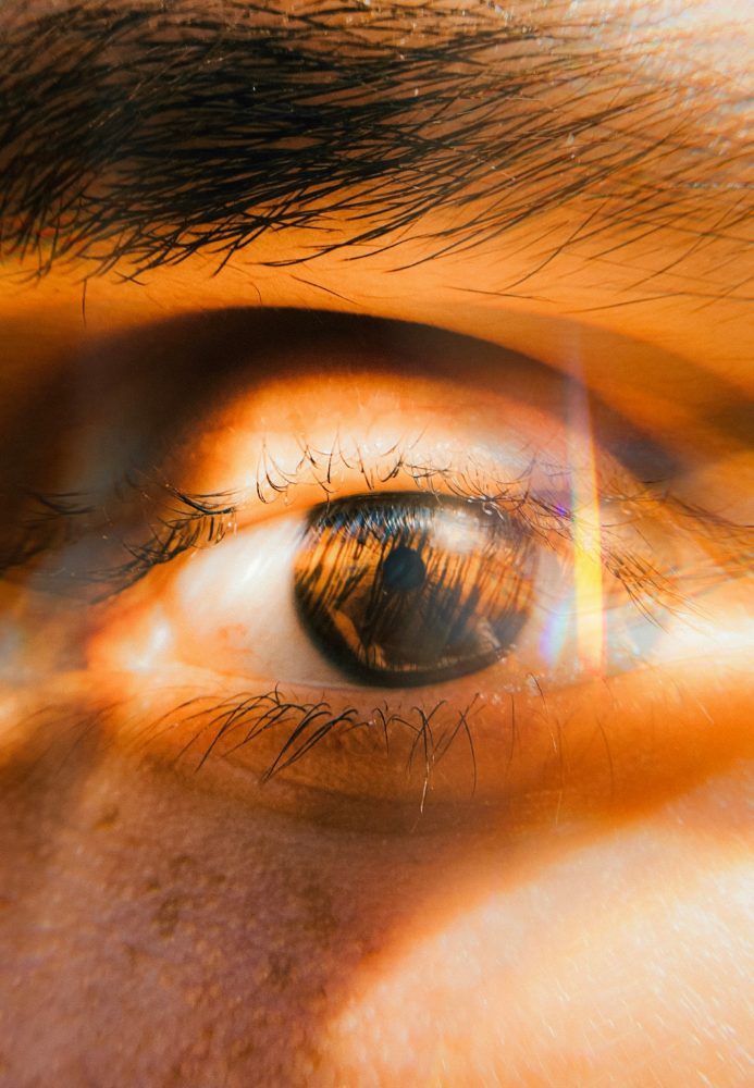 Detail van een oog
